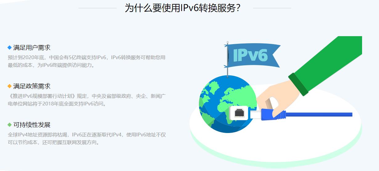 为什么要使用ipv6转换服务